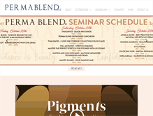 Tablet Screenshot of permablend.com